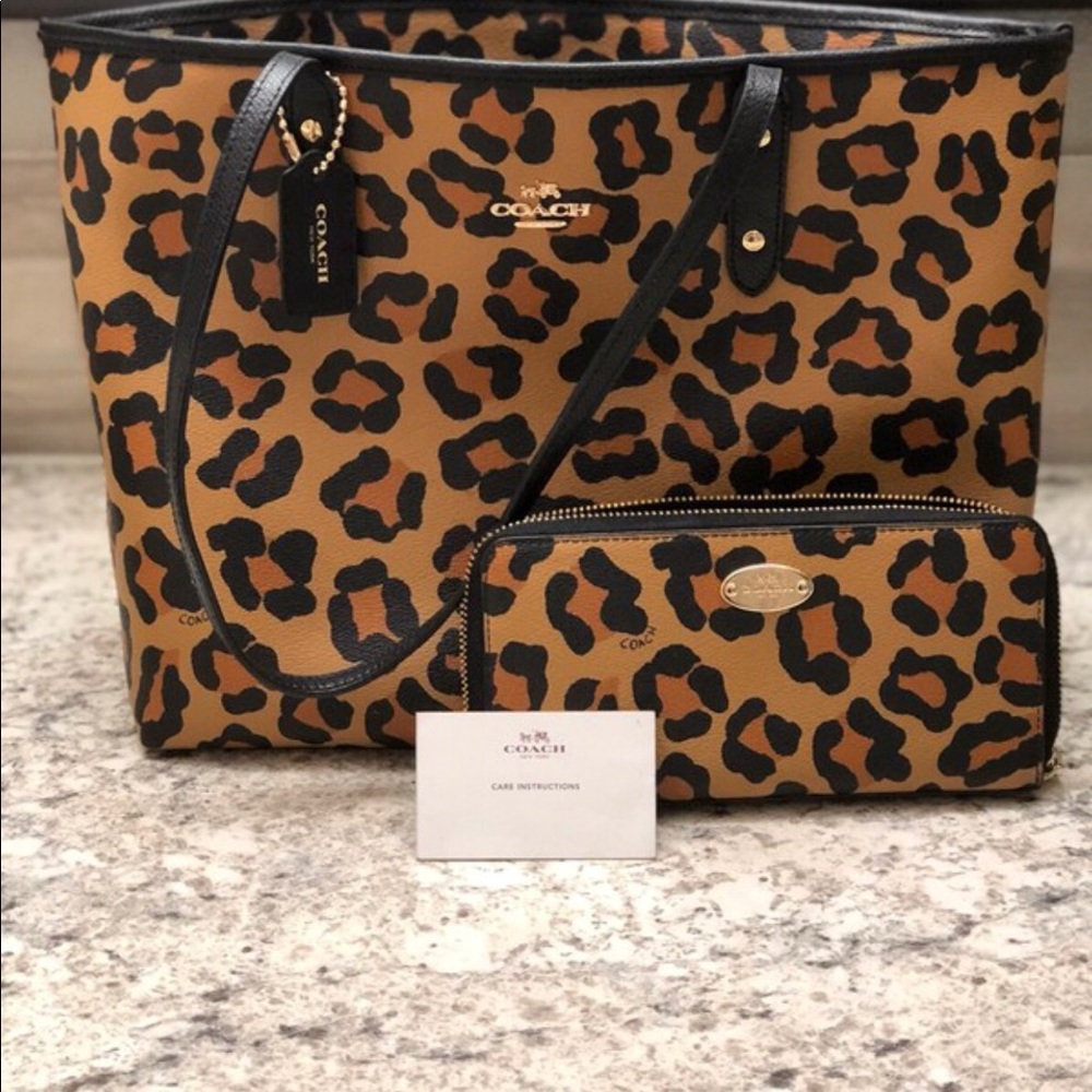 Limited Edition Coach tote and wallet